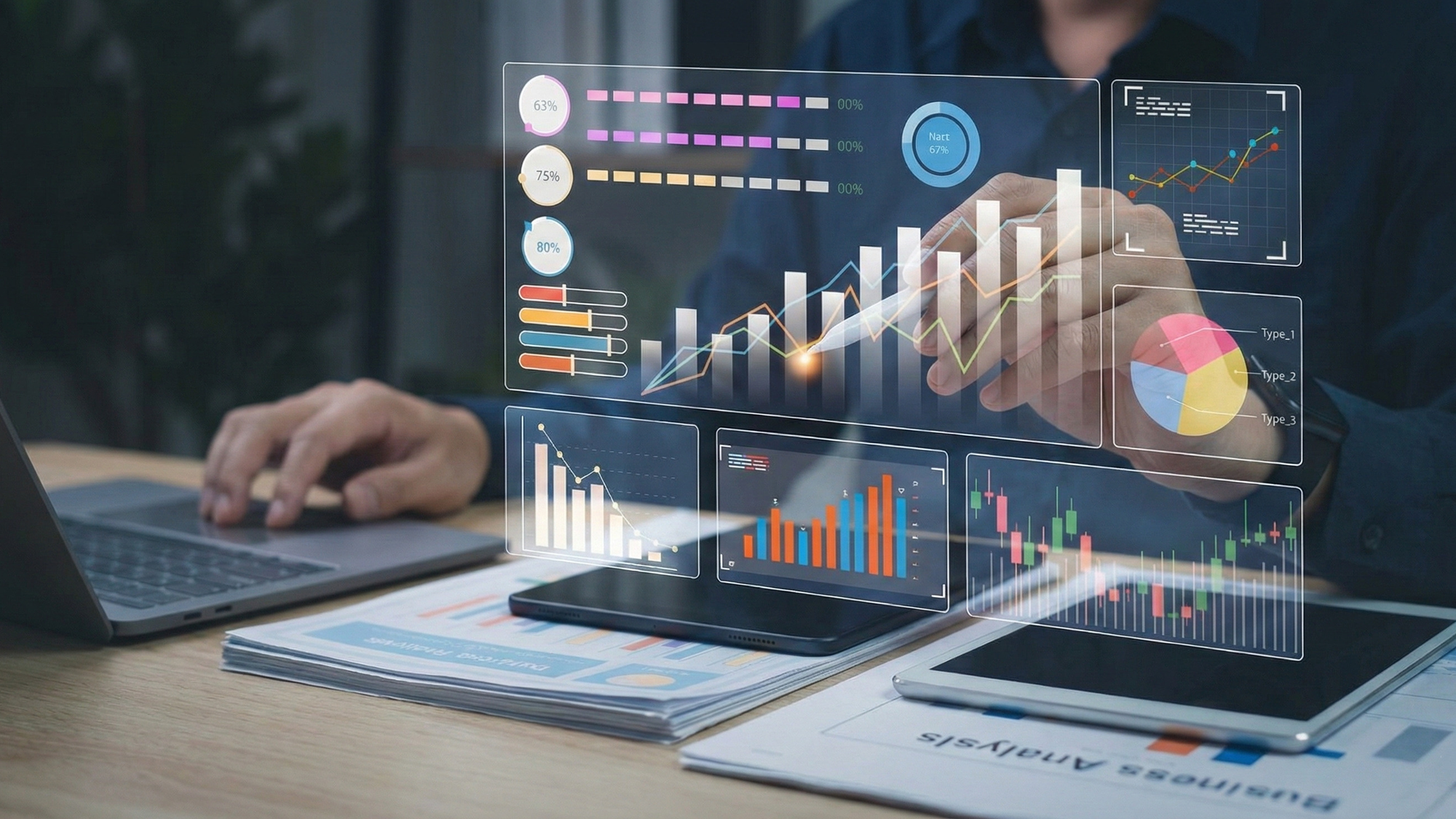 dashboard view of data